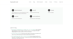Desktop Screenshot of hasnath.net